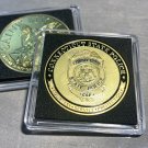 CONNECTICUT STATE POLICE TROOPER ST MICHAEL Challenge Coin 40mm with Case New!