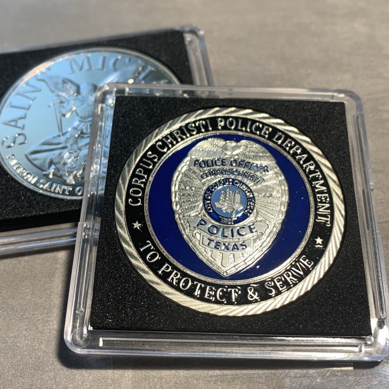 CORPUS CHRISTI POLICE DEPARTMENT SILVER PLATED FINISH Police Challenge ...