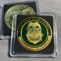 WISCONSIN STATE PATROL Trooper ST MICHAEL POLICE Challenge Coin 40mm with Case