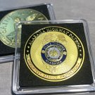 ALABAMA HIGHWAY PATROL AHP GOLD PLATED Police Challenge Coin 1.6” w/case