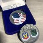USAF LANGLEY AFB VIRGINIA Challenge Coin-Air Combat Command with Box!