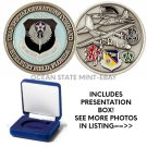 US Air Force Hurlburt Field USAF Special Operations Command Challenge Coin w BOX