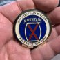 US ARMY 10TH MOUNTAIN FORT DRUM 1ST BATT 2ND INF Challenge Coin 1.75" with BOX