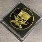 US Army SNIPER Skull Challenge Coin "One Shot~One Kill" w Case