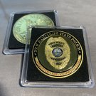 NEW HAMPSHIRE STATE POLICE TROOPER  ST MICHAEL Challenge Coin 40mm with Case New