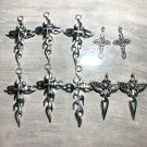 Religious Cross Mix Charm/Pendant-WHOLESALE Lot of 10-USA Seller-FREE SHIPPING!