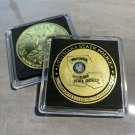 LOUISIANA STATE Police Trooper Challenge Coin St Michael Safe-Prayer/Case New