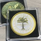 MIAMI POLICE DEPARTMENT Law Enforcement St Michael Prayer Challenge Coin W Case