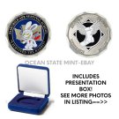 FAIRCHILD AFB Survival School "I Survived The Rabbit 1.75" Challenge Coin w Box