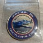 WW2 USAF F6F " HELLCAT FIGHTER  1.75" Challenge Coin w PVC Pouch NICE!