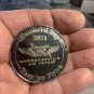 WW2 USAF F6F " HELLCAT FIGHTER 1.75" Challenge Coin w PVC Pouch NICE!