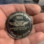 WW2 USAF F6F " HELLCAT FIGHTER 1.75" Challenge Coin w PVC Pouch NICE!