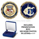 130TH AIRLIFT WING Challenge Coin  WV NATIONAL GUARD 1.75" with Presentation Box