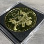 2nd Amendment Challenge Coin Right to Keep & Bear Arms-NEW GOLD PL With Case!