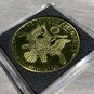 2nd Amendment Challenge Coin Right to Keep & Bear Arms-NEW GOLD PL With Case!