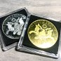 2 COINS-2nd Amendment Challenge Coin Right to Keep & Bear Arms-NEW With Cases!