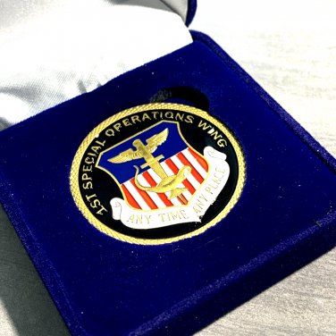 1st Special Operations Wing Challenge Coin USAF US Air Force New With box!