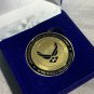 Air Force Airman Award Aim High-Fly Fight Win Challenge Coin /USAF-Pilot w/Box!