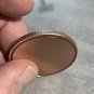 Blank Copper Challenge Coin 40mm - Laser Engravable w capsule