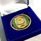 LOS ANGELES LAPD POLICE GOLD FINISH DEPARTMENT Challenge Coin 40mm New with Box!