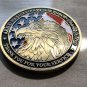 US Military Eagle Challenge Coin "THANK YOU" ARMY-NAVY- AIR FORCE USCG-MC BOXED!