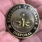 EXPLOSIVE ORDINANCE DISPOSAL EOD CHALLENGE COIN "It's A Blast" 1.75" with Box!