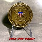 NSA US National Security Agency CSS Challenge Coin LIMITED EDITION 1.75" w Stand