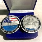USS ARIZONA BB-39 MEMORIAL PEARL HARBOR HAWAII  Challenge Coin  1.75" with Box
