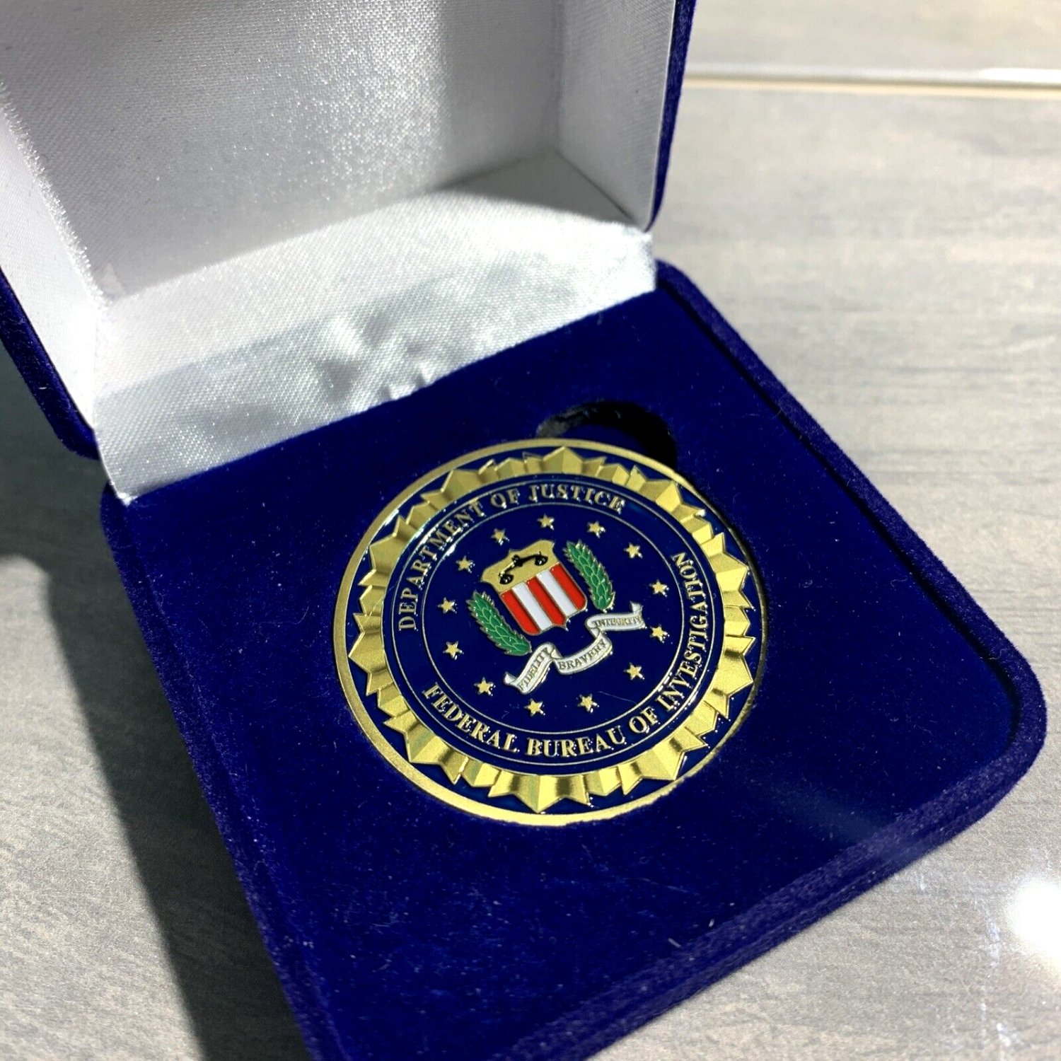 FBI Challenge Coin Federal Bureau Of Investigation United States DOJ ...