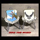 USAF CYBER COMMAND-US AIR FORCE Challenge Coin USCYBERCOM 1.75" w/STAND
