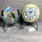 US COAST GUARD AIR STATION MIAMI FL CHALLENGE COIN USCG 1.75" w/Stand NEW!