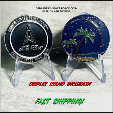 USAF US SPACE FORCE INSTALLATION PATRICK AFB FLORIDA USA  1.75" Challenge Coin