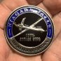 USAF 107TH ATTACK WING NIAGRA FALLS ARS 1.75" Challenge Coin w Stand