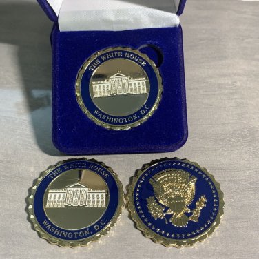NEW! The White House Washington DC Challenge Coin 1.75" W BOX
