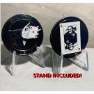 CHEATING DEATH BLACKOUT  Grim Reaper  1.75" CHALLENGE COIN