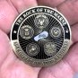 US ARMY HUNTER ARMY AIRFIELD 3RD COMBAT AVIATION BRIGADE Challenge Coin w Stand