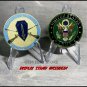 UNITED STATES ARMY FT BENNING HOME OF THE INFANTRY Challenge Coin with Stand