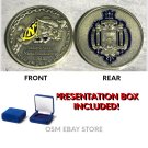 UNITED STATES NAVAL ACADEMY Annapolis 1845 Challenge Coin  with Presentation Box