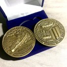 A DAY THAT WILL LIVE IN INFAMY & 9/11 SECOND DAY Challenge Coin  1.75" with Box