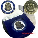 DEPT OF STATE-US Diplomatic Security Service Bronze Plated-Challenge Coin w Box