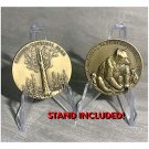 SEQUOIA NATIONAL PARK 1890 BRONZE Challenge Coin 1.5" with STAND