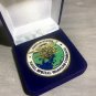 NAVY NAVAL SPECIAL WARFARE COMMAND NAVSOC SEAL TRIDENT 2" CHALLENGE COIN W BOX