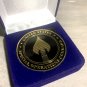 NAVY NAVAL SPECIAL WARFARE COMMAND NAVSOC SEAL TRIDENT 2" CHALLENGE COIN W BOX