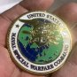NAVY NAVAL SPECIAL WARFARE COMMAND NAVSOC SEAL TRIDENT 2" CHALLENGE COIN W BOX