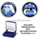 EGLIN AFB F-35 LIGHTNING 2 Challenge Coin  1.75"  w Box!