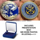 Naval Station NORFOLK CHALLENGE COIN LARGE 2" Virginia Beach USA US NAS w BOX!