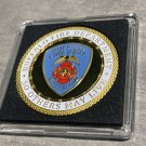 BUFFALO NEW YORK FIRE Department Shield St. Michael Challenge Coin 40mm w/case