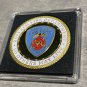 BUFFALO NEW YORK FIRE Department Shield St. Michael Challenge Coin 40mm w/case