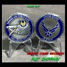 USAF TINKER AFB OKLAHOMA CITY OKLAHOMA 1.75" CHALLENGE COIN With Stand NEW!