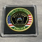DETROIT MICHIGAN POLICE Department Shield St. Michael Challenge Coin 40mm w/case